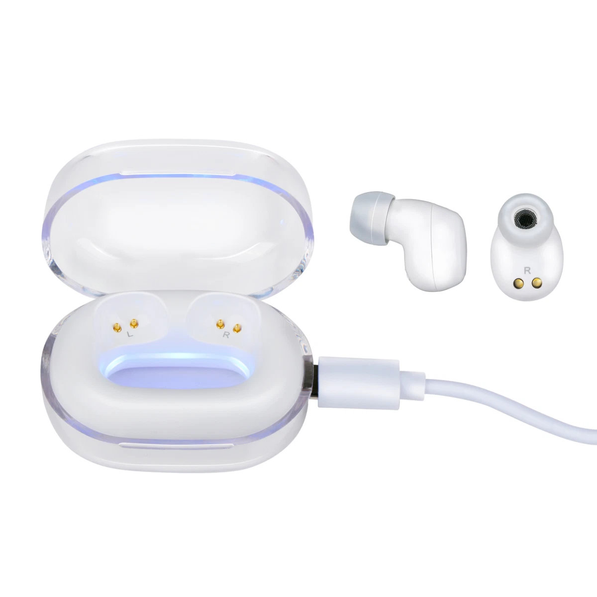 GRUNDIG Bluetooth-In-Ear-Kopfhörer in Transparent