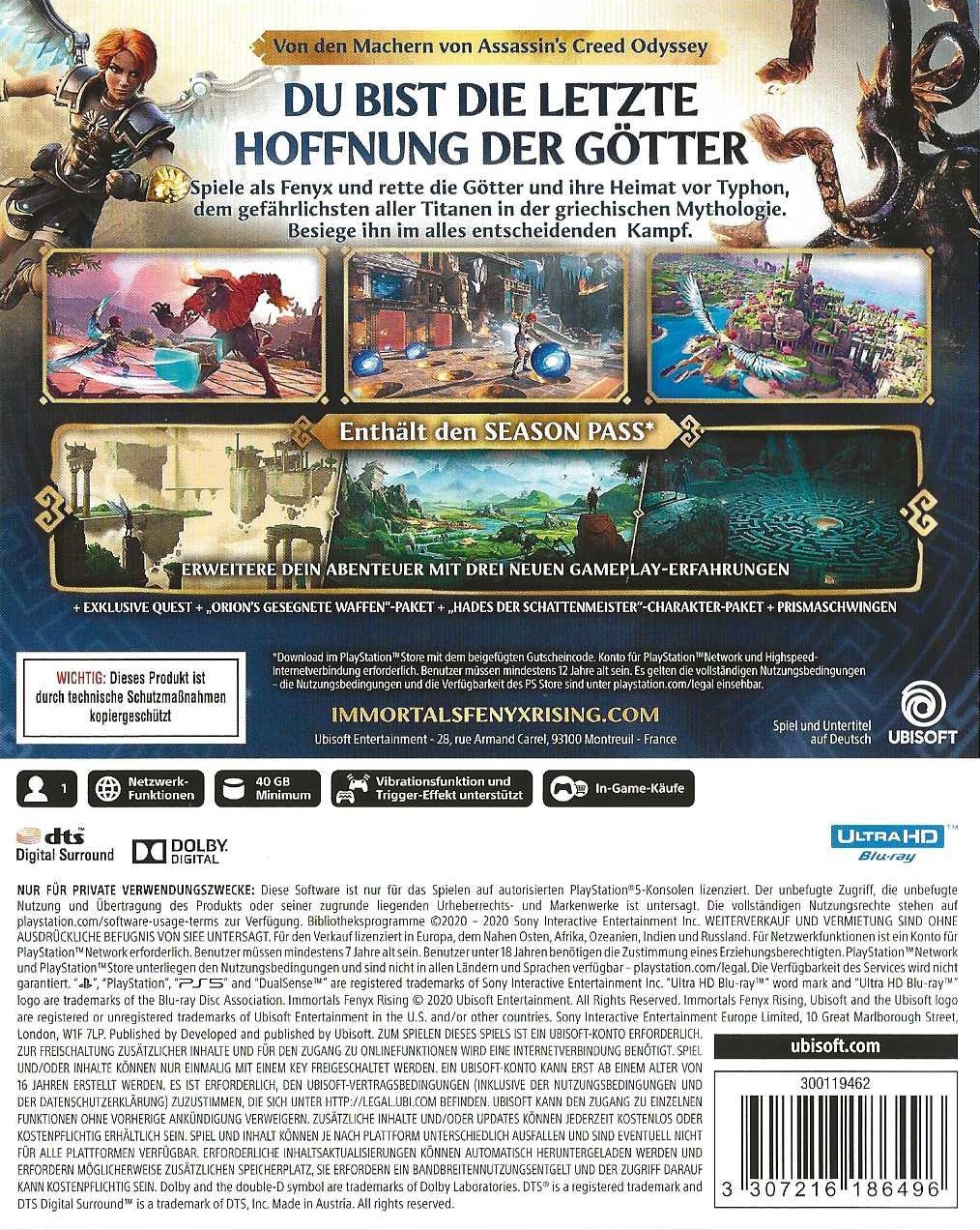 Immortals Fenyx Rising Gold Edition PS5
