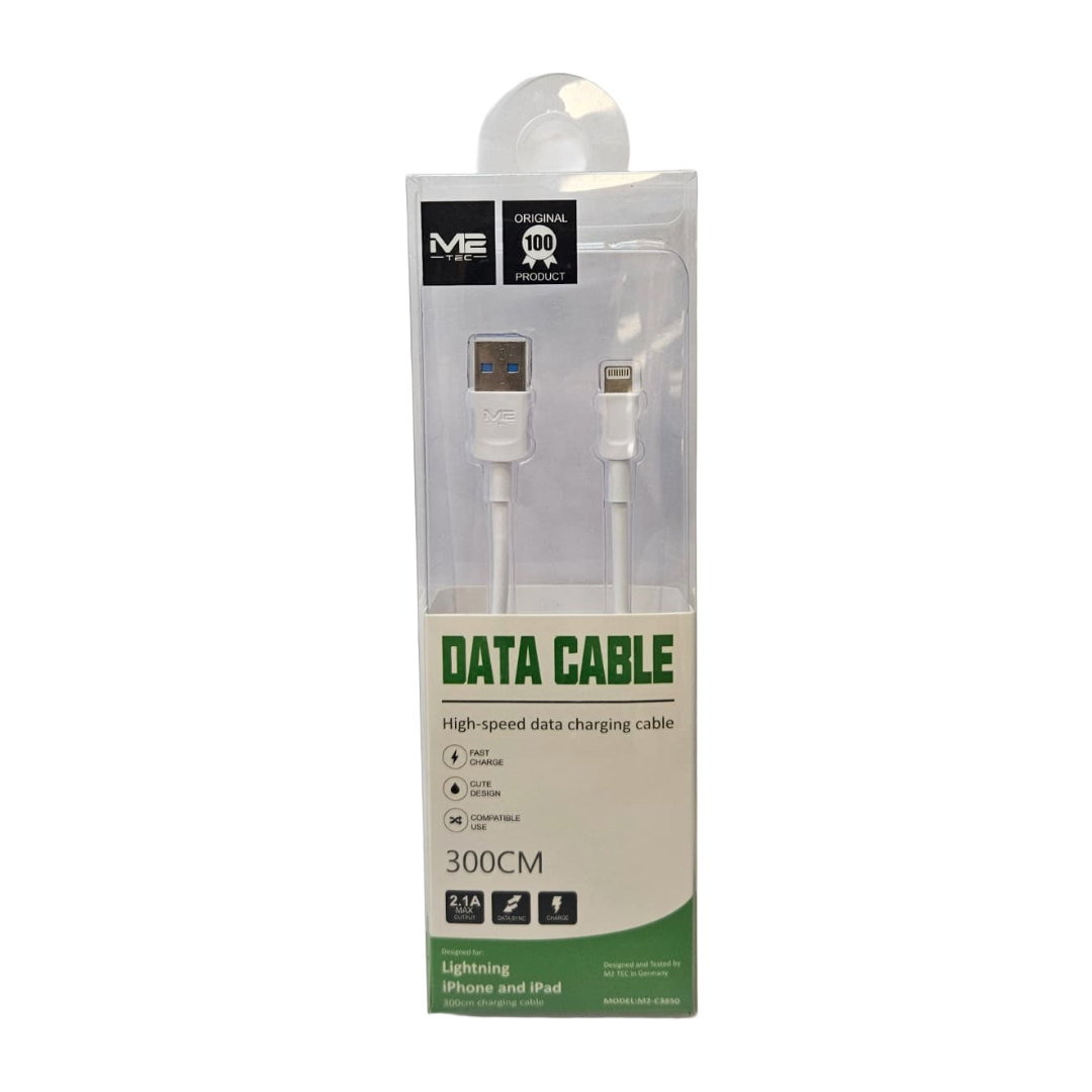 M2 Tech Lightning USB Kabel 3m M2-C3850