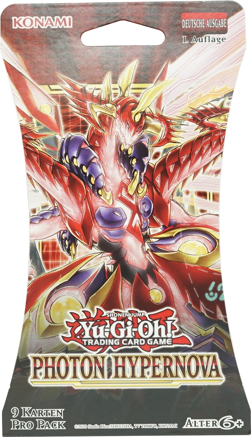 Konami Yu-Gi-Oh! Trading Card Game Photon Hypernova 1 Pack 9 Karten Neu