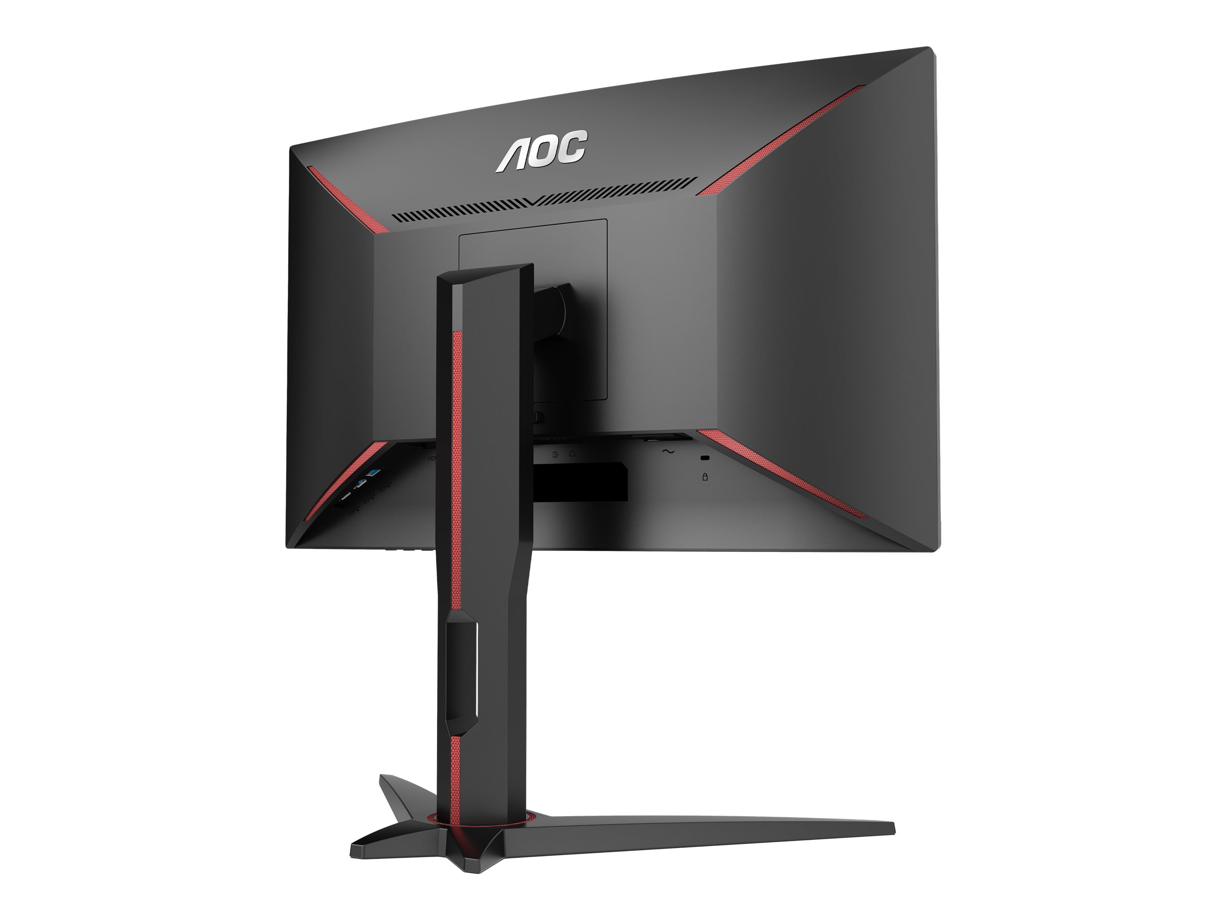 AOC 27" Gaming Monitor Full HD Curved Led 144hz C27G1Schwarz Rot