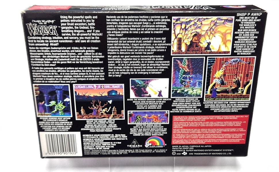 Beware The Ultimate Evil Of Warlock OVP SNES