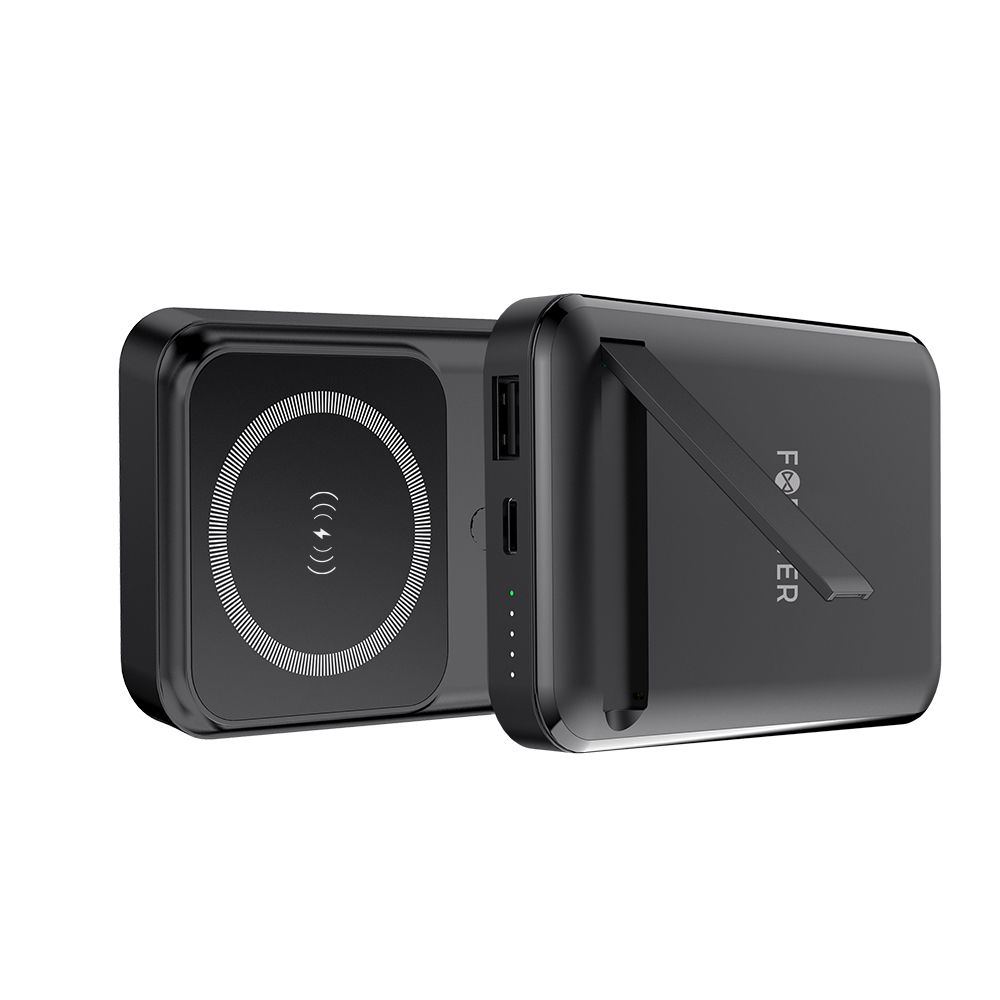 Forever Magnetic Wireless Powerbank10000 mAh 22,5W Wired 15W Wireless Charging Black