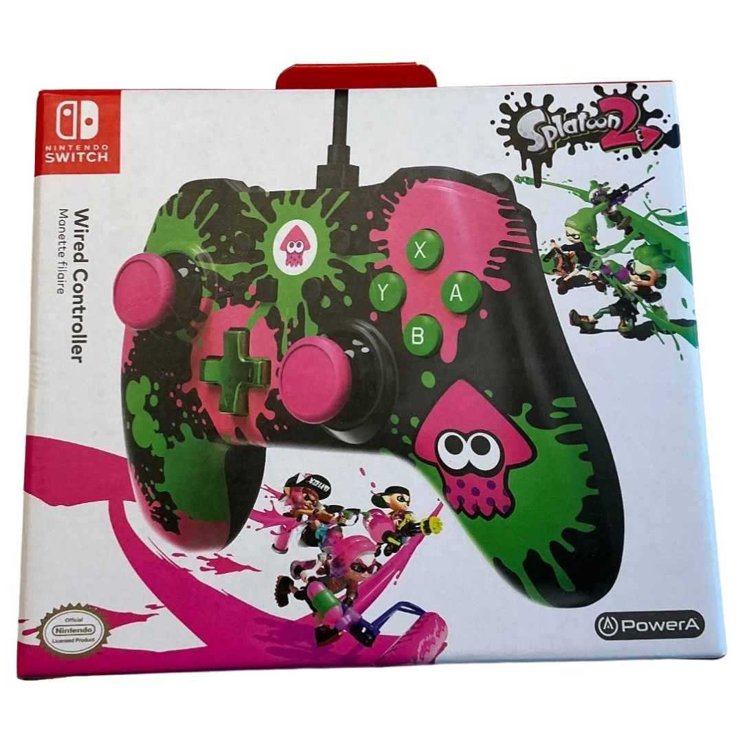 PowerA Wired Controller Splatoon 2 Switch