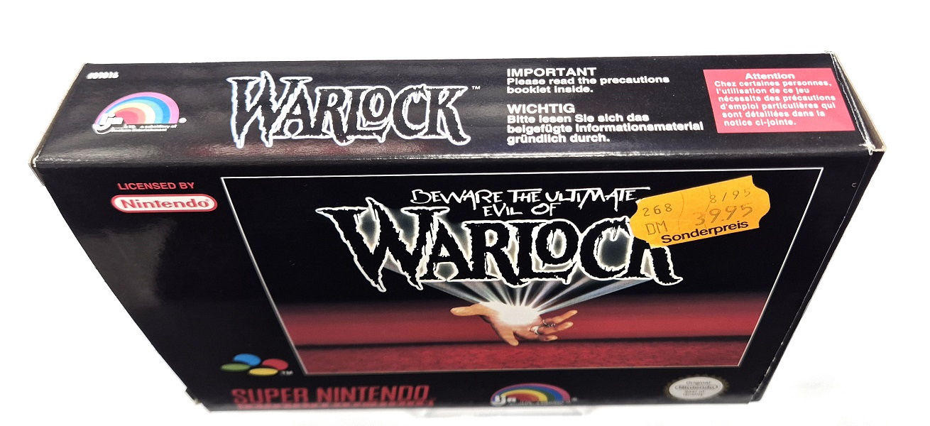 Beware The Ultimate Evil Of Warlock OVP SNES