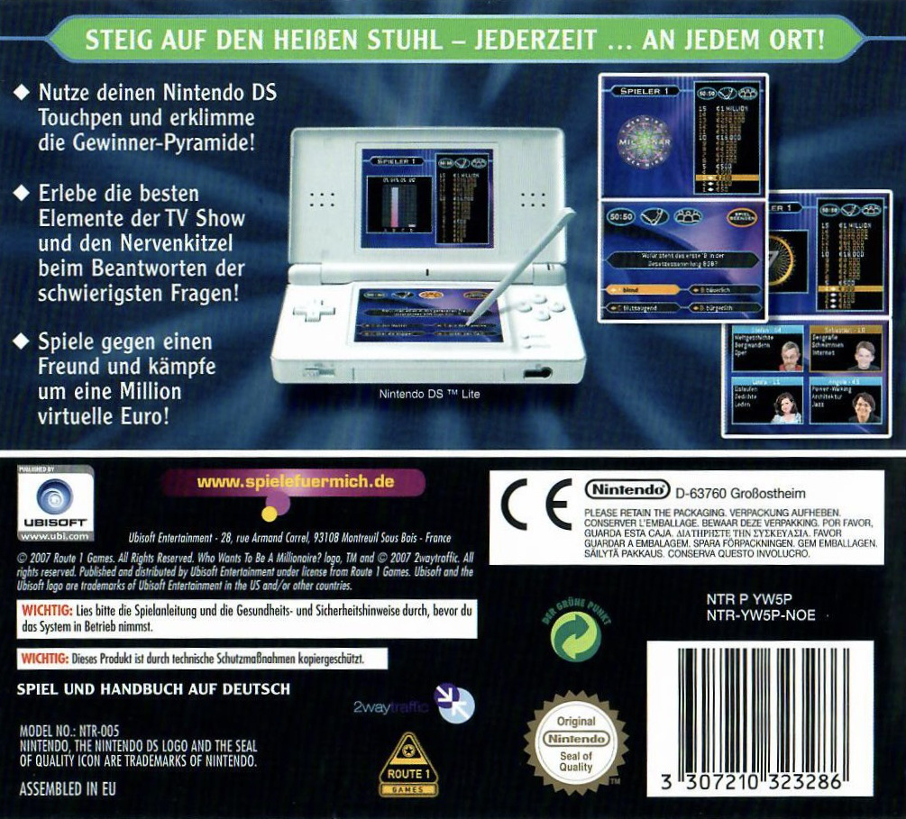 Wer wird Millionär 1. Edition DS