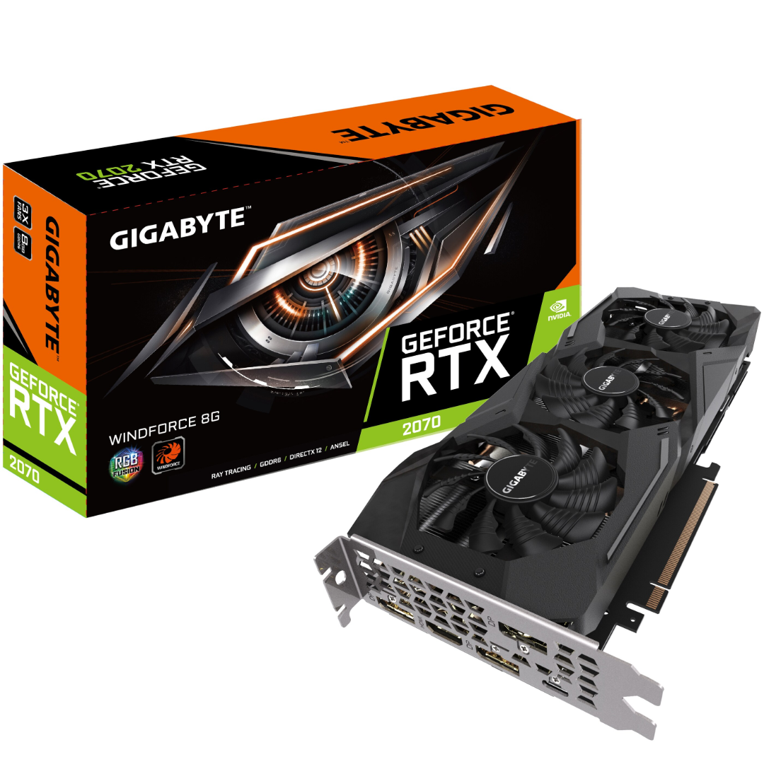 GIGABYTE GeForce RTX 2070 WINDFORCE 8G 8GB GDDR6 Grafikkarte