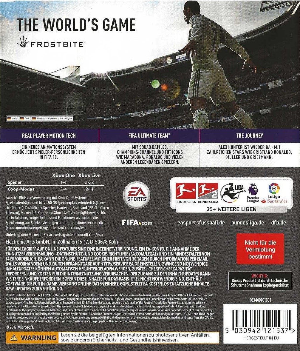Fifa 18 Xbox One