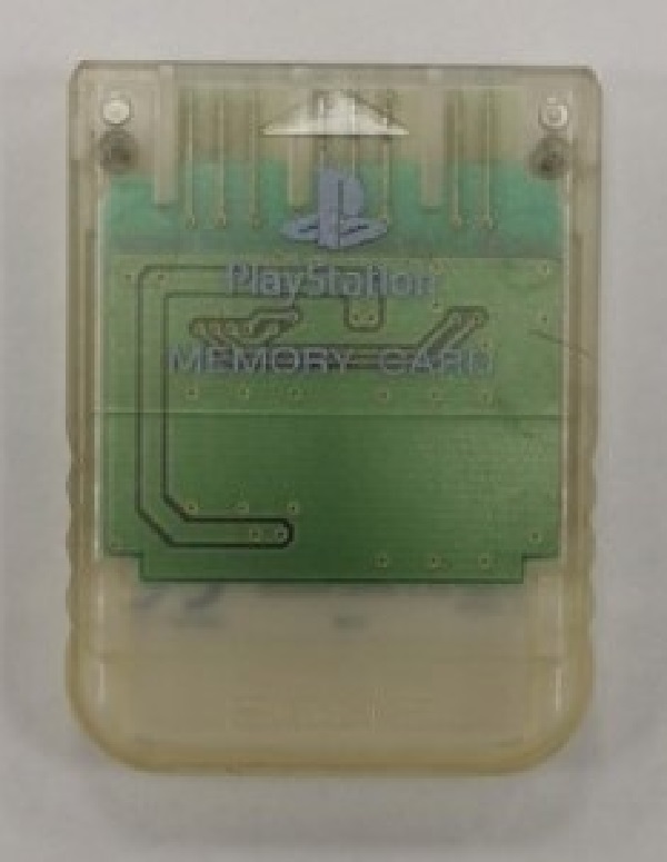 Sony Playstation Memory Card SCPH-1020 Transparent Weiß
