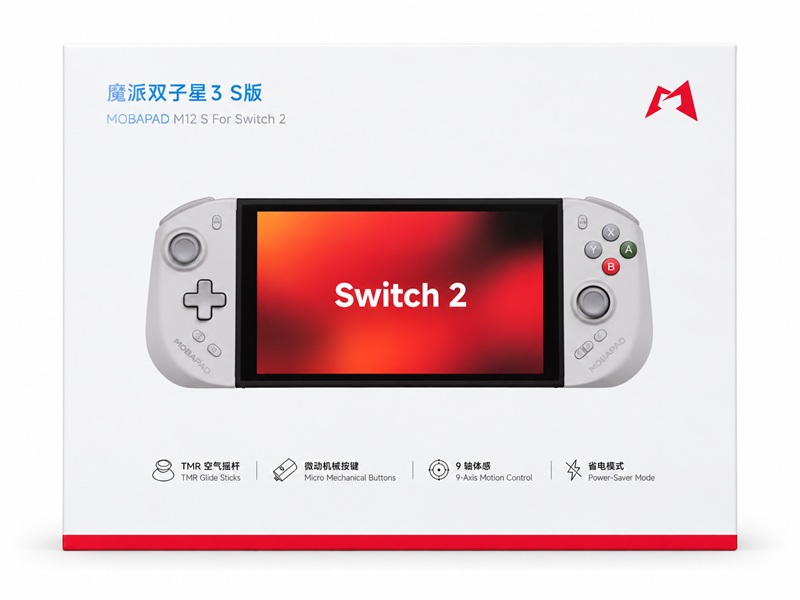 MOBAPAD M12 S TMR Joy-Cons für Switch 2 grau