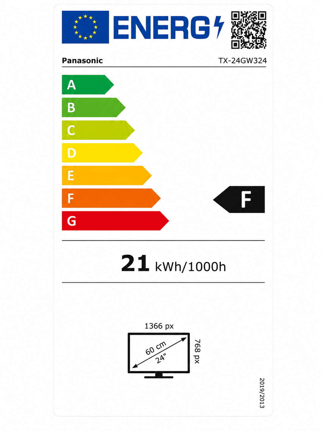 Panasonic G300 Series 24" LED TV TX-24GW324