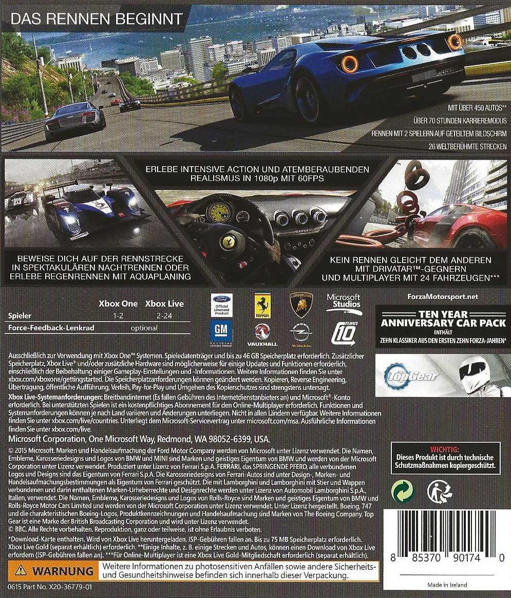 Forza Motorsport 6 Xbox One