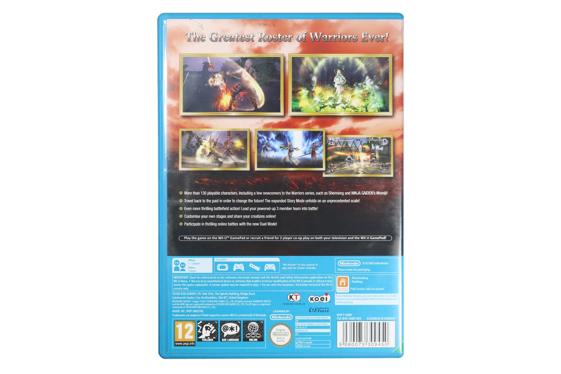 Warriors 3 Orochi Hyper Wii U