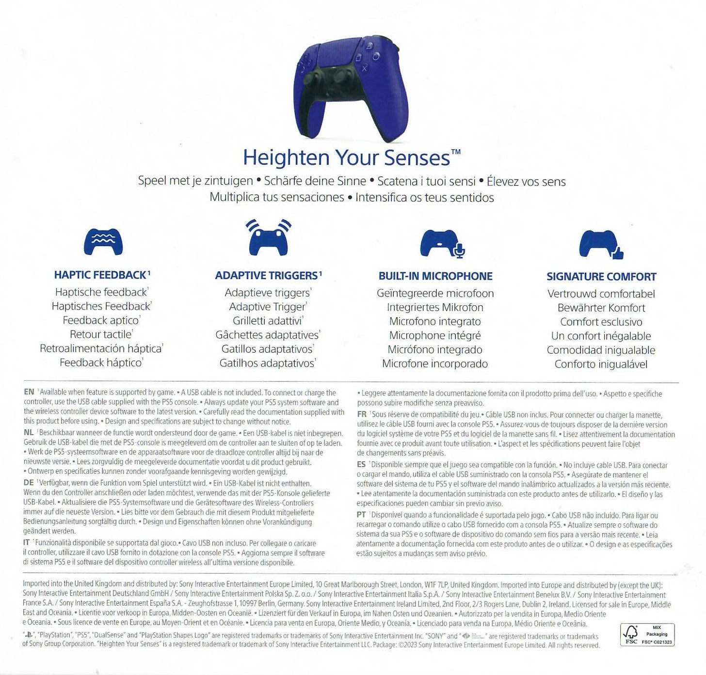 Sony Playstation 5 DualSense Controller Galactic Purple