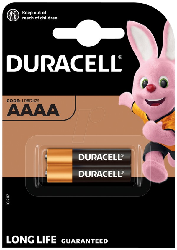Duracell AAAA Batterien LR8D425