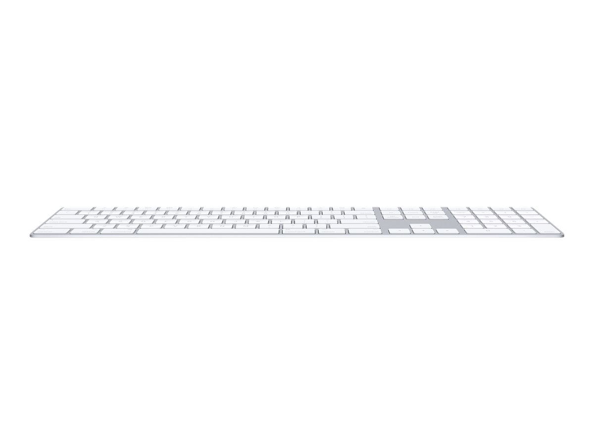 Apple Magic Keyboard mit Ziffernblock Tastatur Bluetooth QWERTY Silber