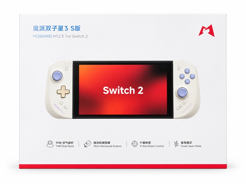MOBAPAD M12 S TMR Joy-Cons für Switch 2 gelb