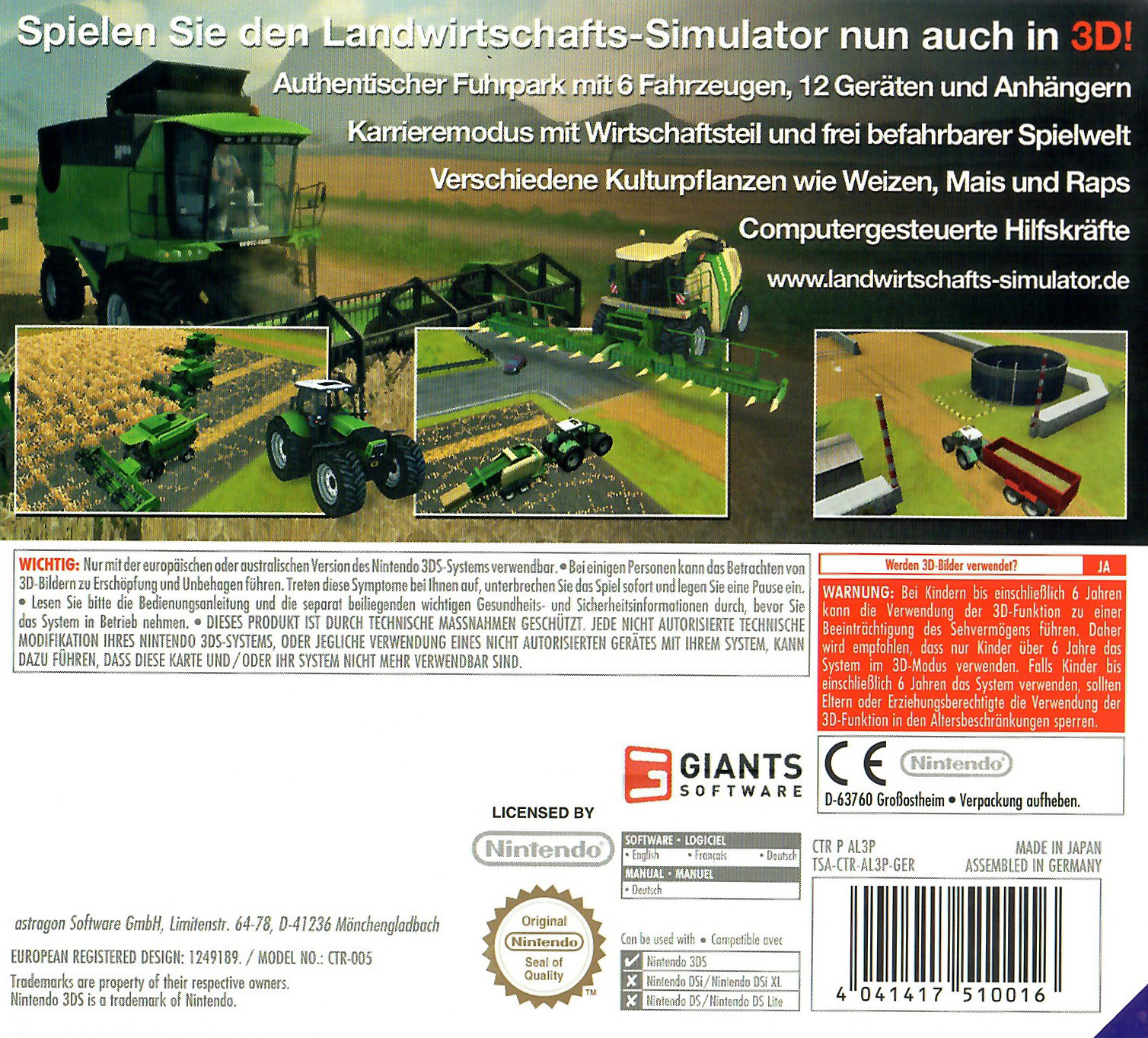 Landwirtschafts-Simulator 2012 3DS