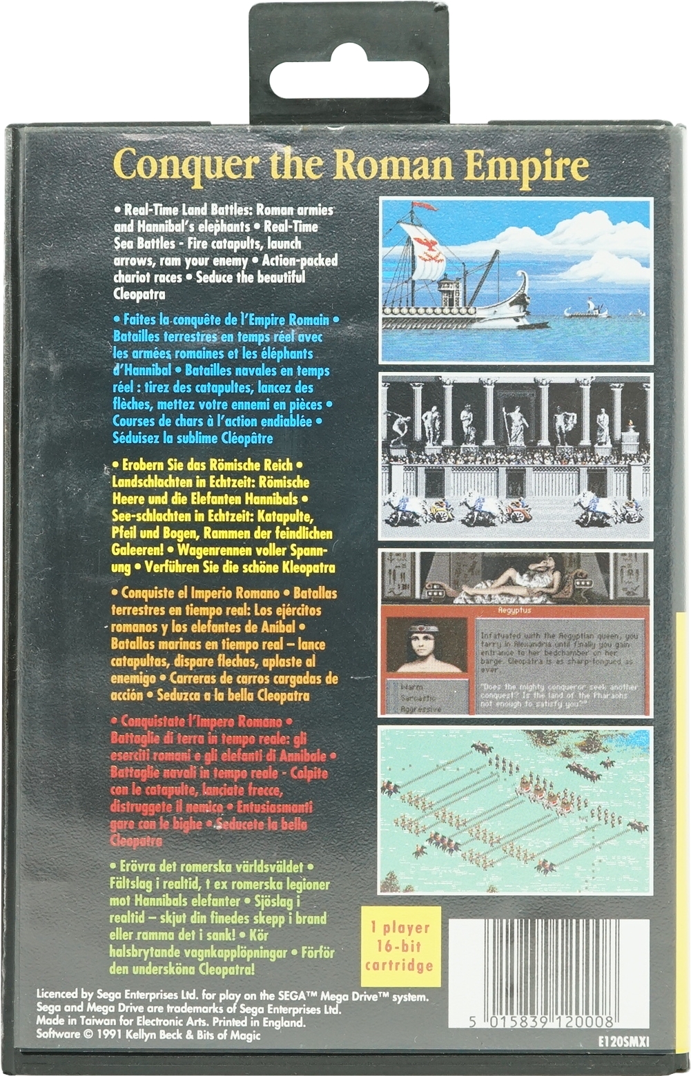 Centurion Defender of Rome Sega Mega drive