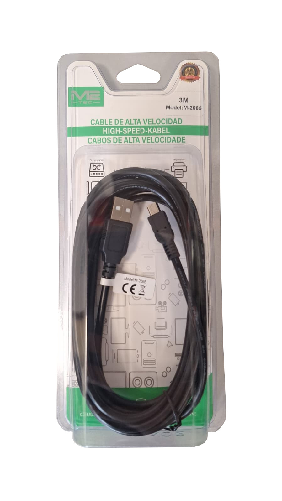 M2 Tec Mini USB M2665 3m