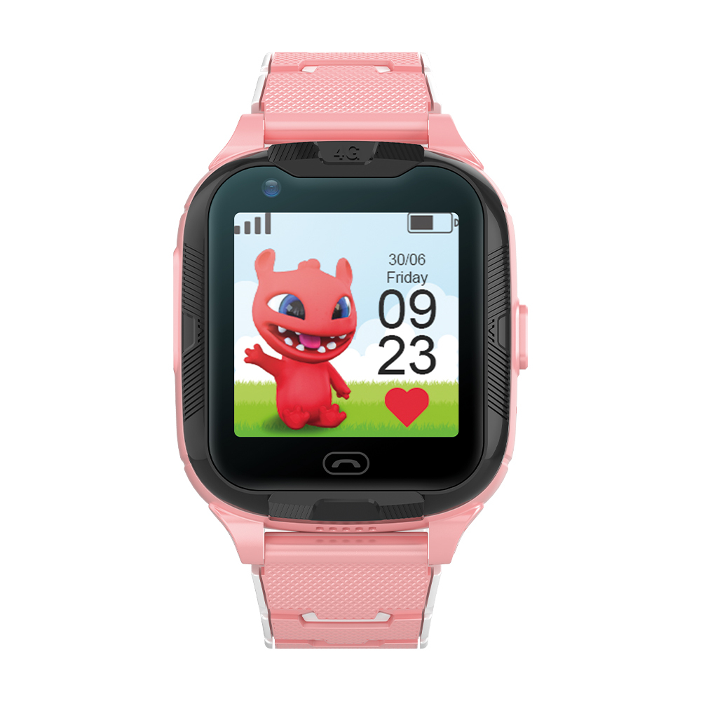 maXlife 4G GPS SOS Kids Watch Pink MXKW-350