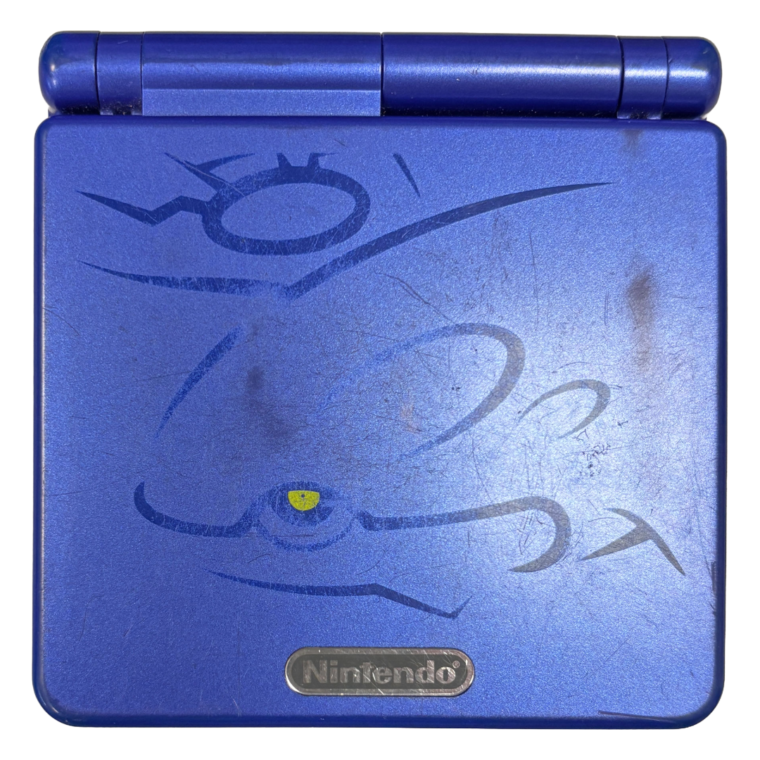 Nintendo Gameboy Advance SP AGS-001 Kyogre Edition Blau