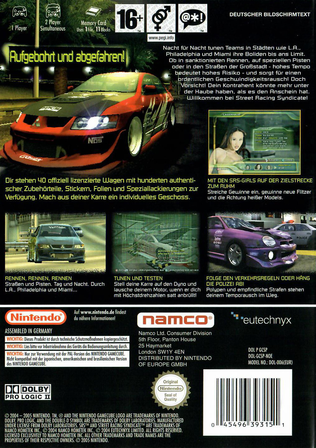 Street Racing Syndicate GC