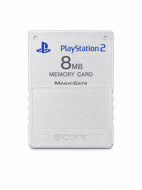 Sony Playstation 2 Memory Card 8MB SCPH-10020 Silber