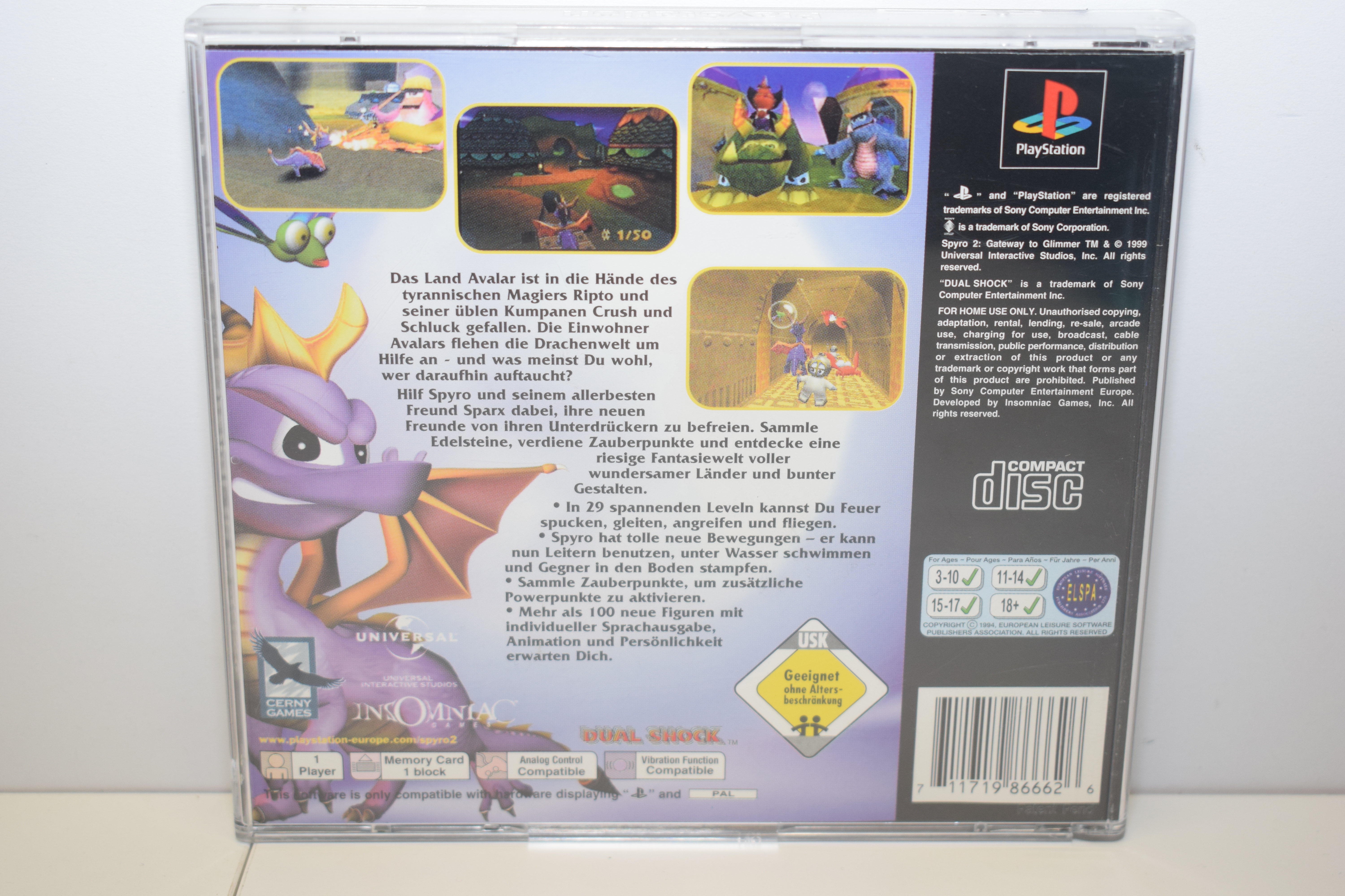 Spyro 2 Gateway To Glimmer PS1