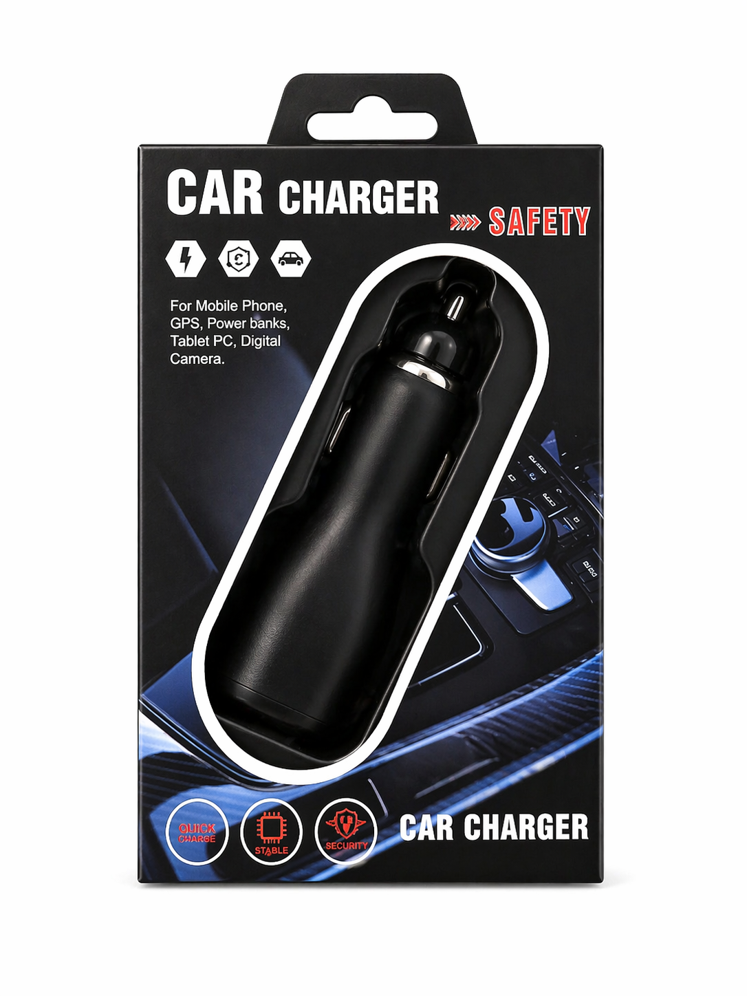 Quick Car Charger Dual USB Port