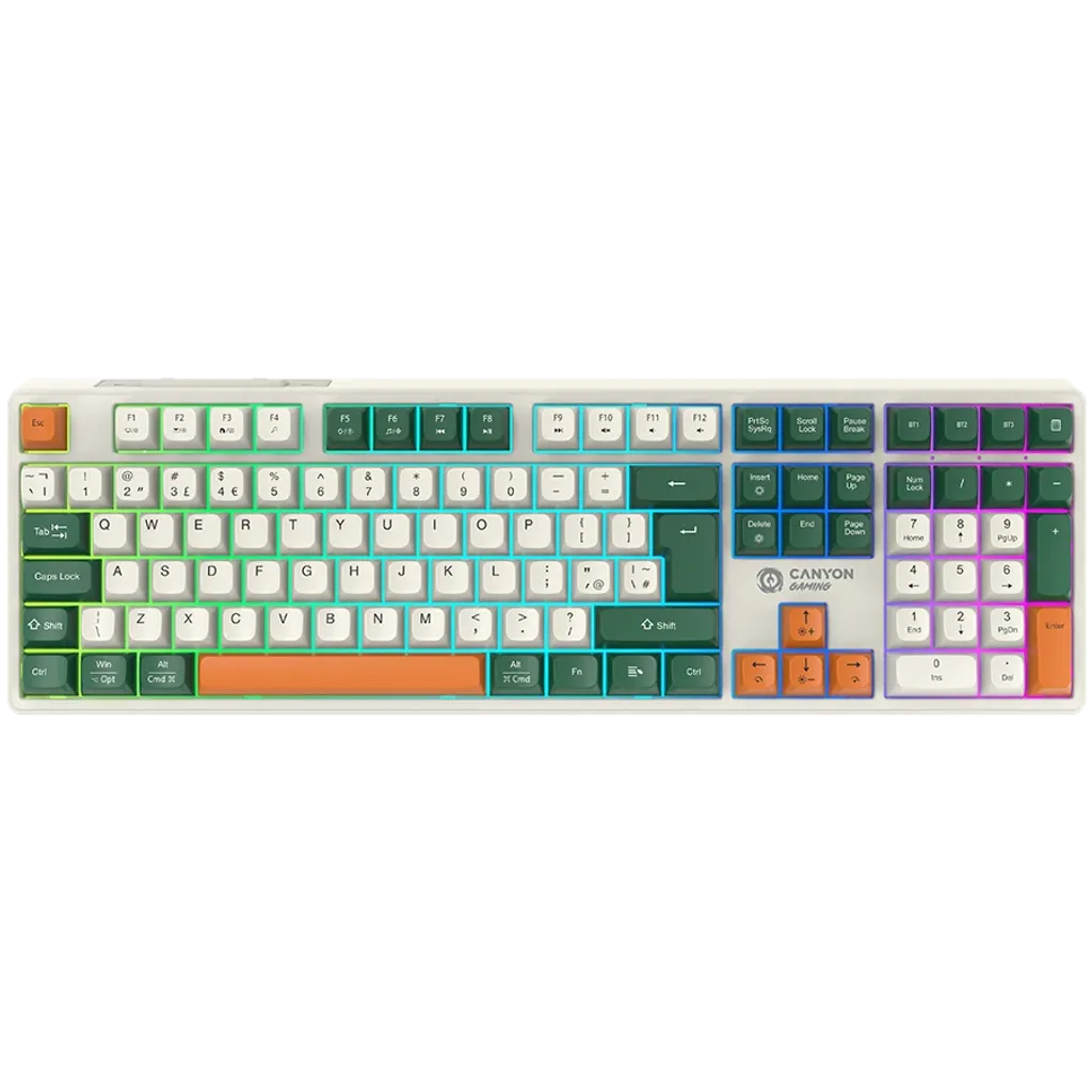 CANYON Wireless Mechanical Gaming Keyboard Shadder GKW-11 Beige