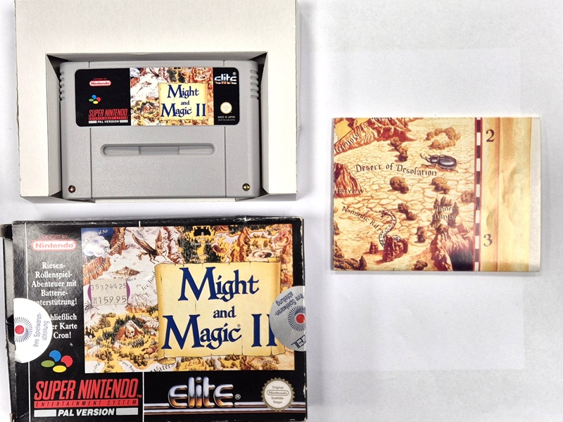 Might and Magic 2 SNES mit OVP
