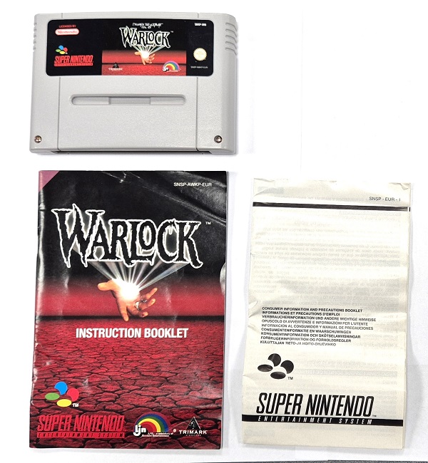 Beware The Ultimate Evil Of Warlock OVP SNES