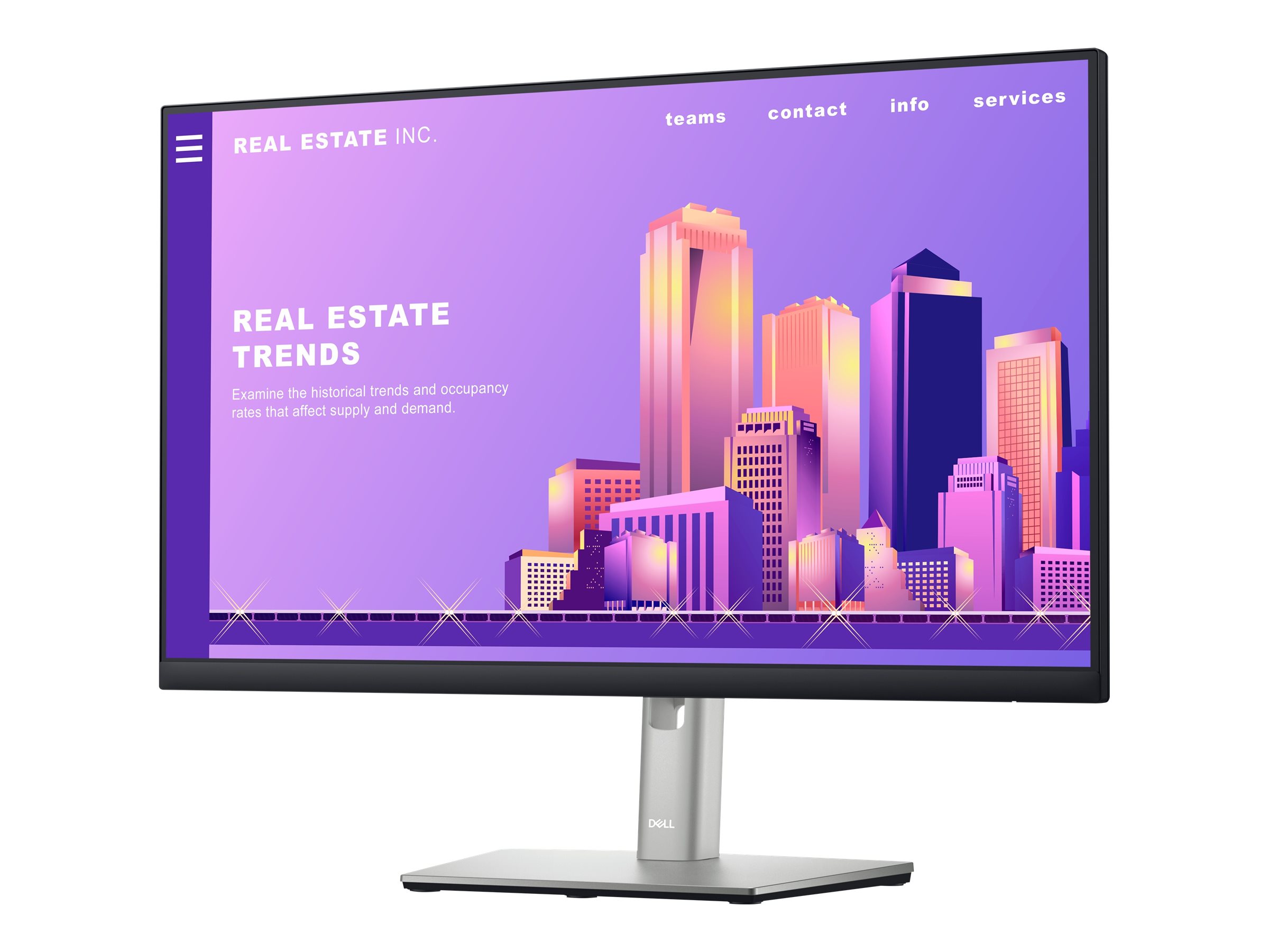 DELL P2422H 60,5cm (23,8") FHD IPS Office-Monitor