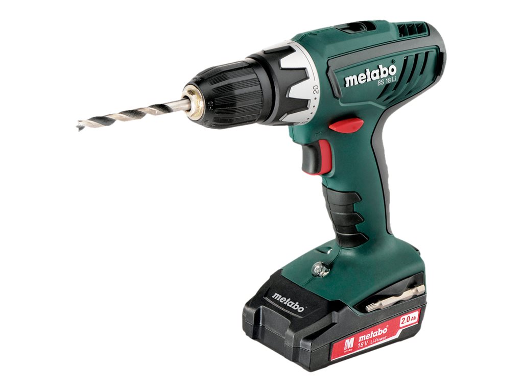Metabo BS 18 LI Grün/Schwarz Akku-Bohrschrauber