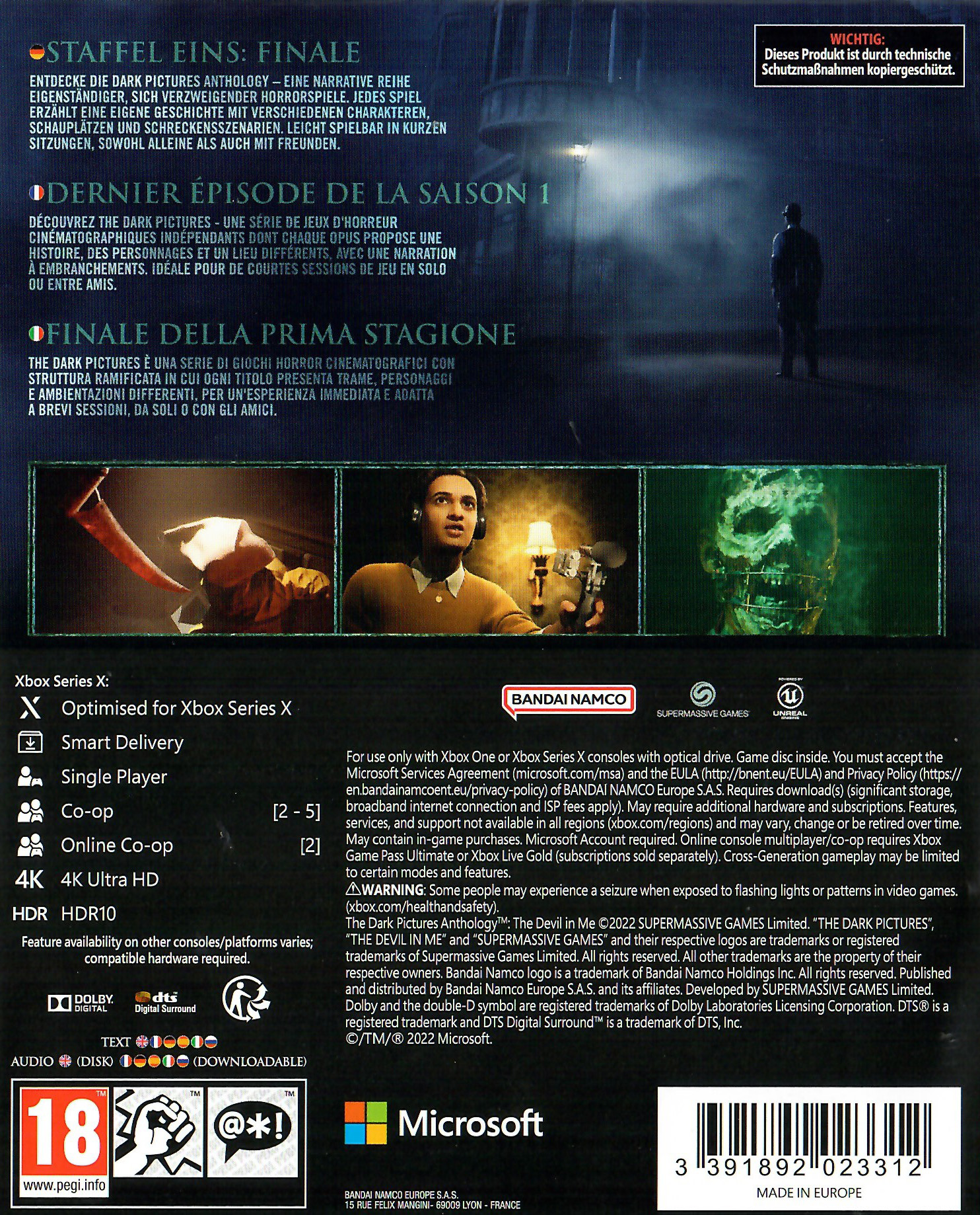 The Devil in Me Xbox Series X
