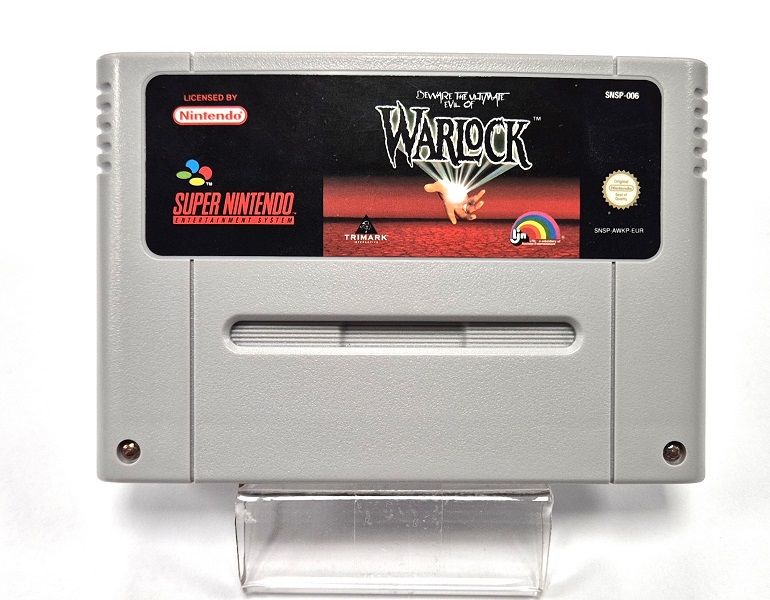 Beware The Ultimate Evil Of Warlock OVP SNES