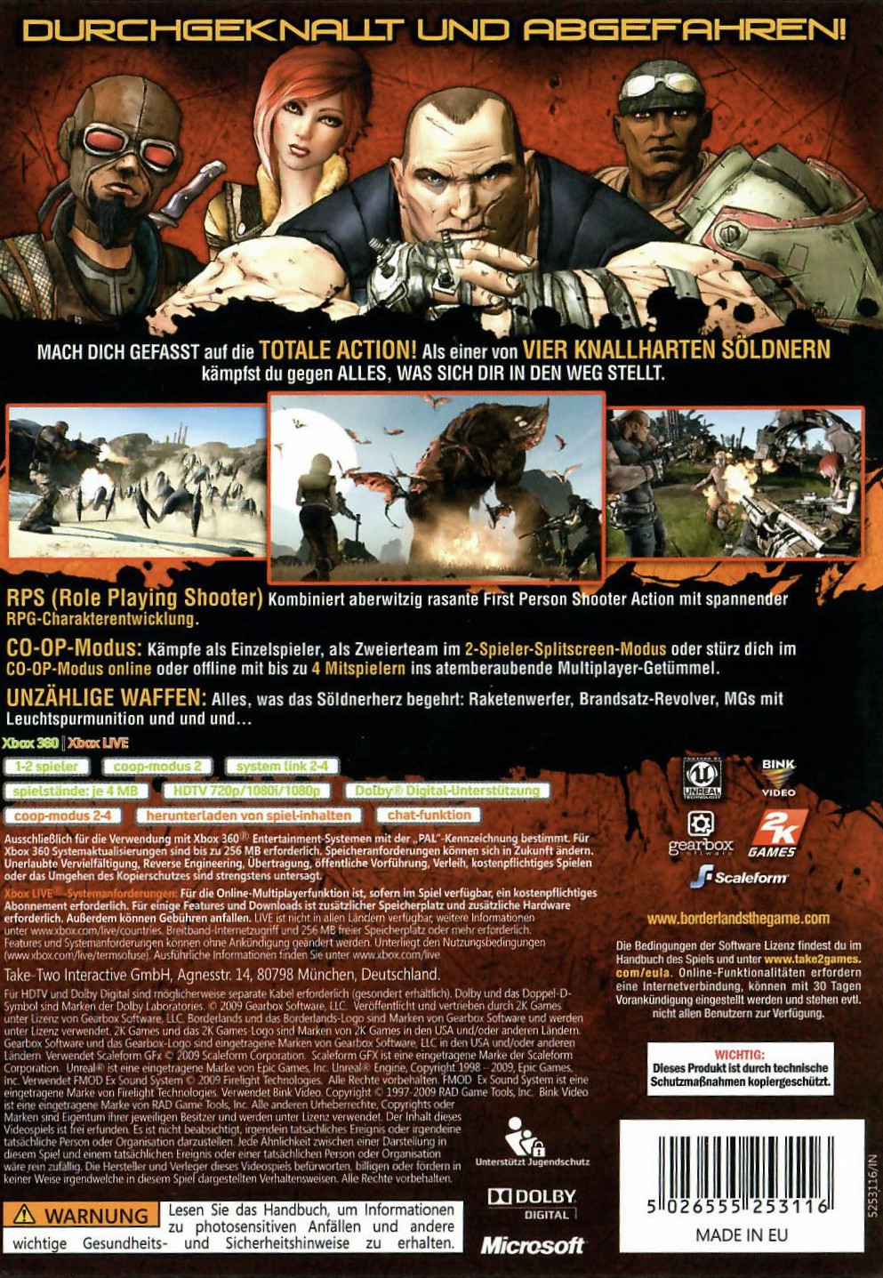 Borderlands (Classics) XBOX 360