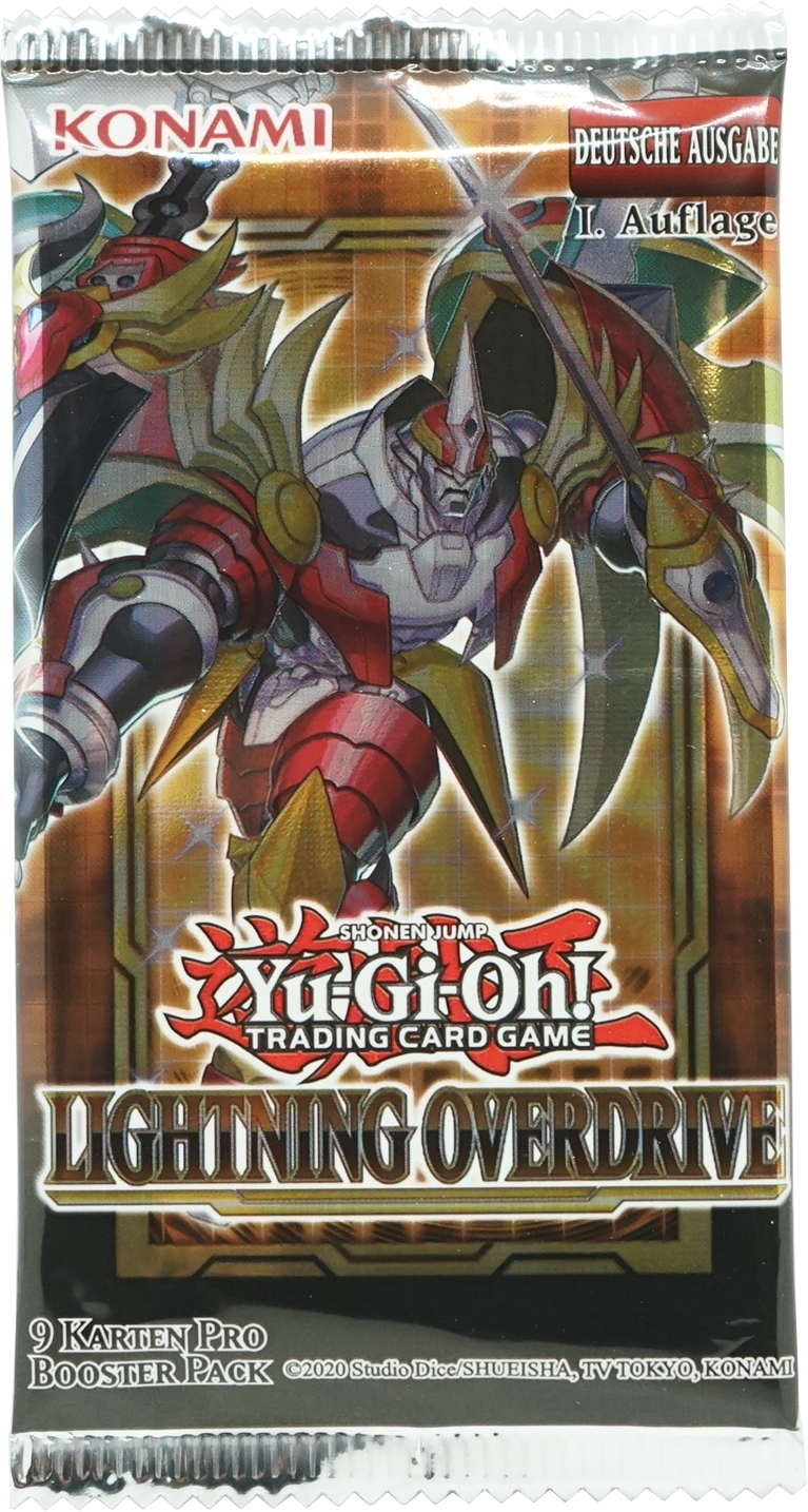 Konami Yu-Gi-Oh! Trading Card Game Lightning Overdrive 1 Booster 9 Karten