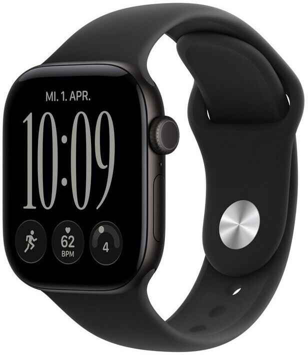 Apple Watch Series 12 42mm LTE Black Aluminium Black Sport Band S/M MJG04ZR/A