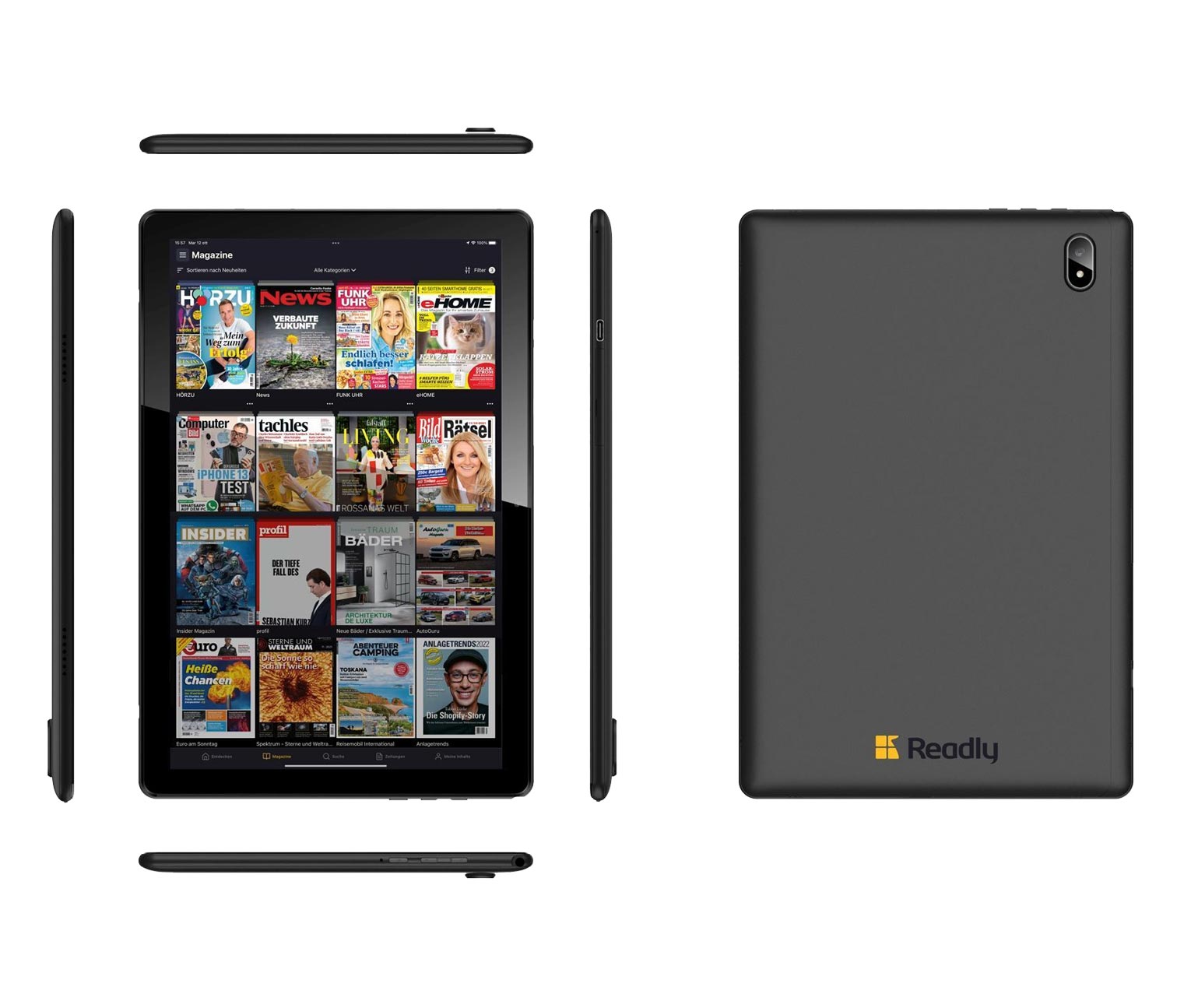 Readly Android 12 Tablet 10,1'' 4GB 64GB Neu