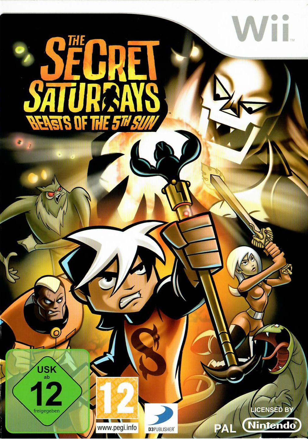 The Secret Saturdays Beats Of The 5th Sun Wii