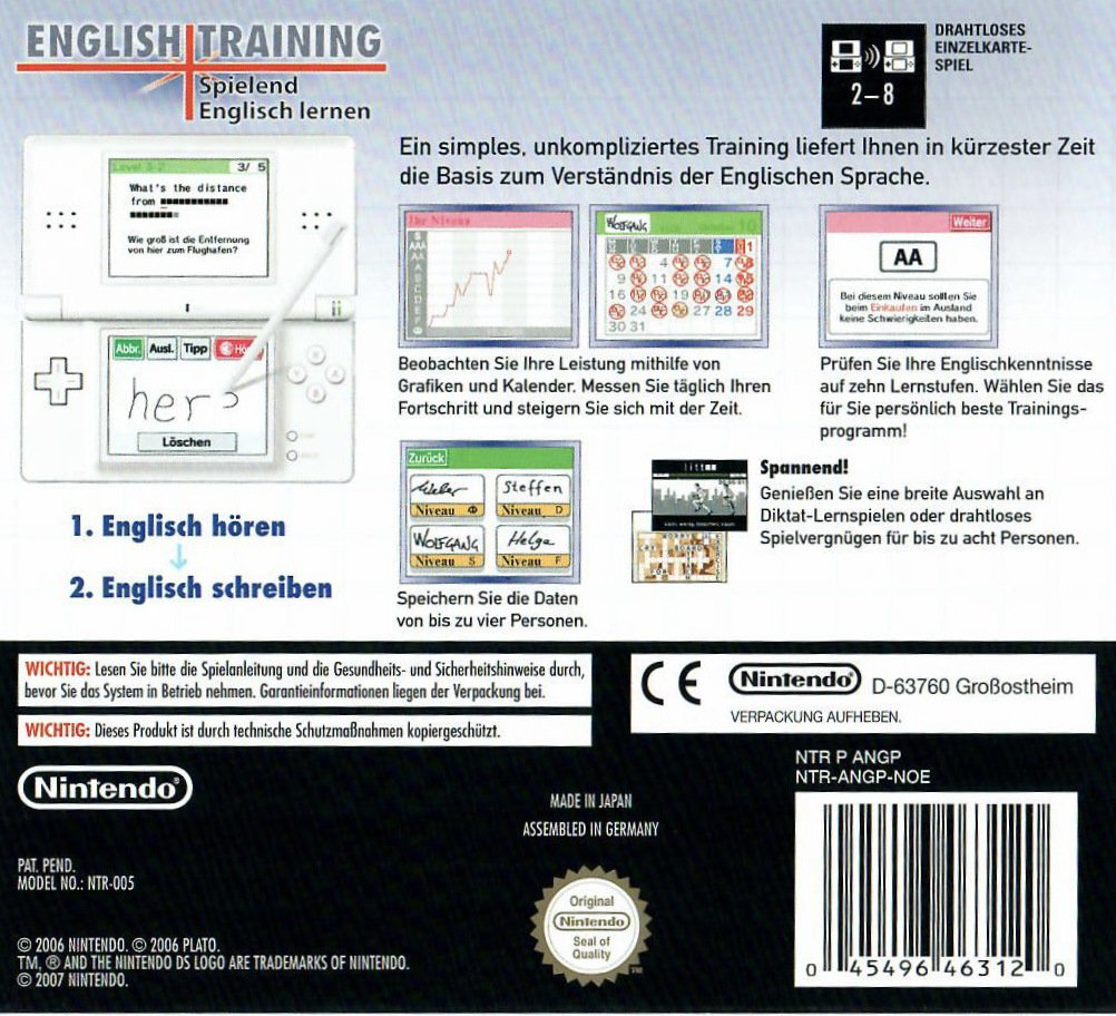 English Training - Spielend English lernen DS