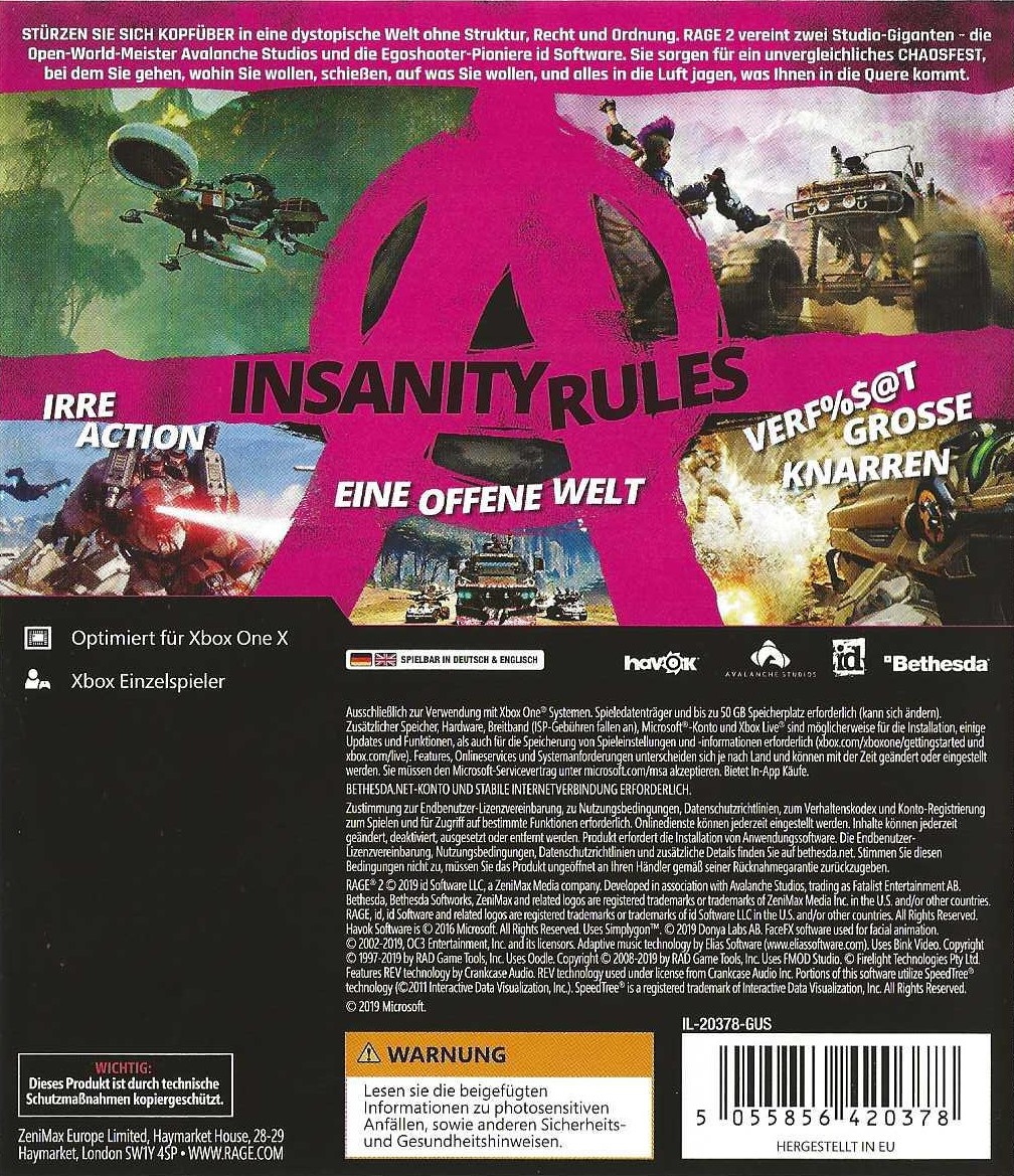 Rage 2 Xbox One