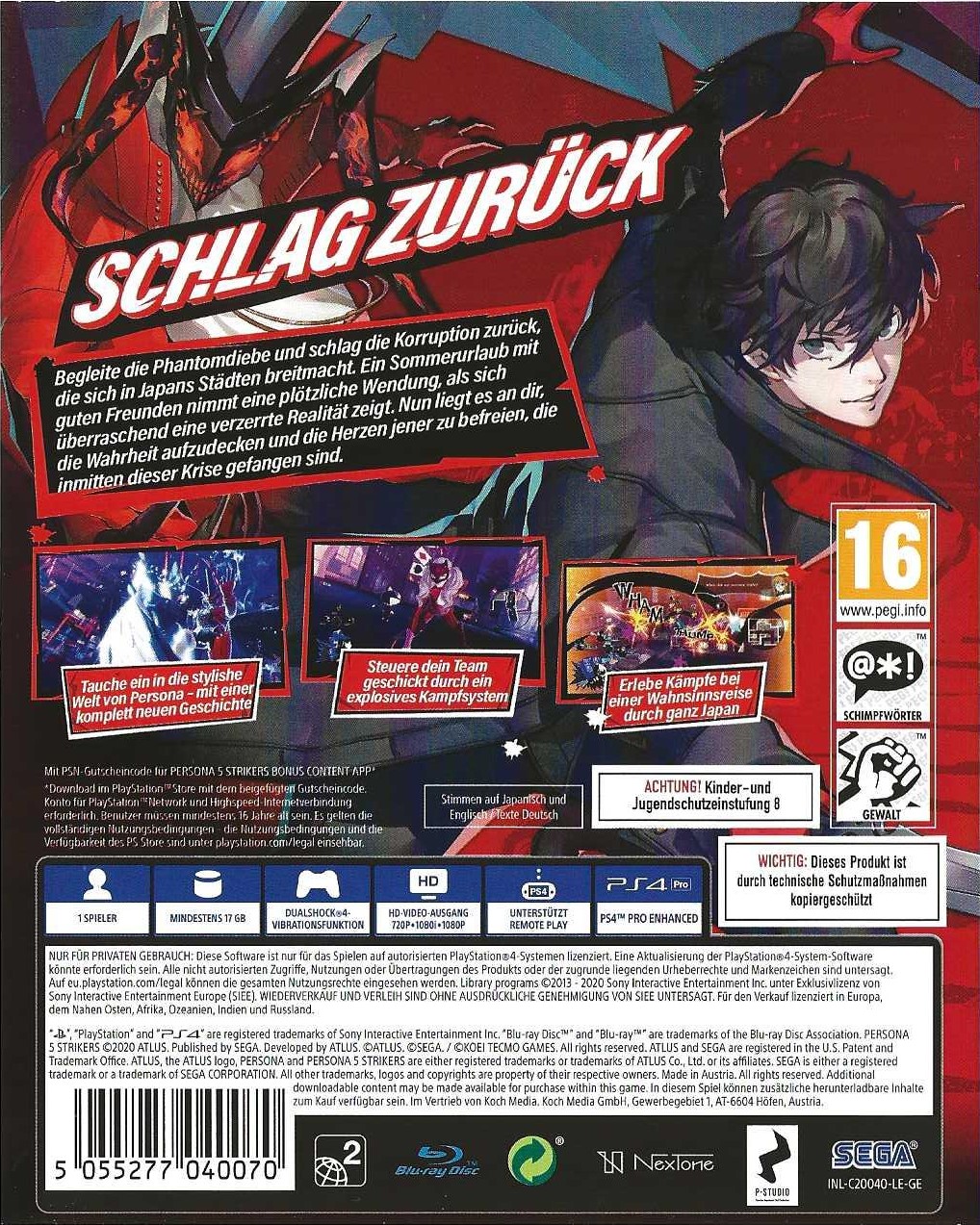 Persona 5 Strikers PS4