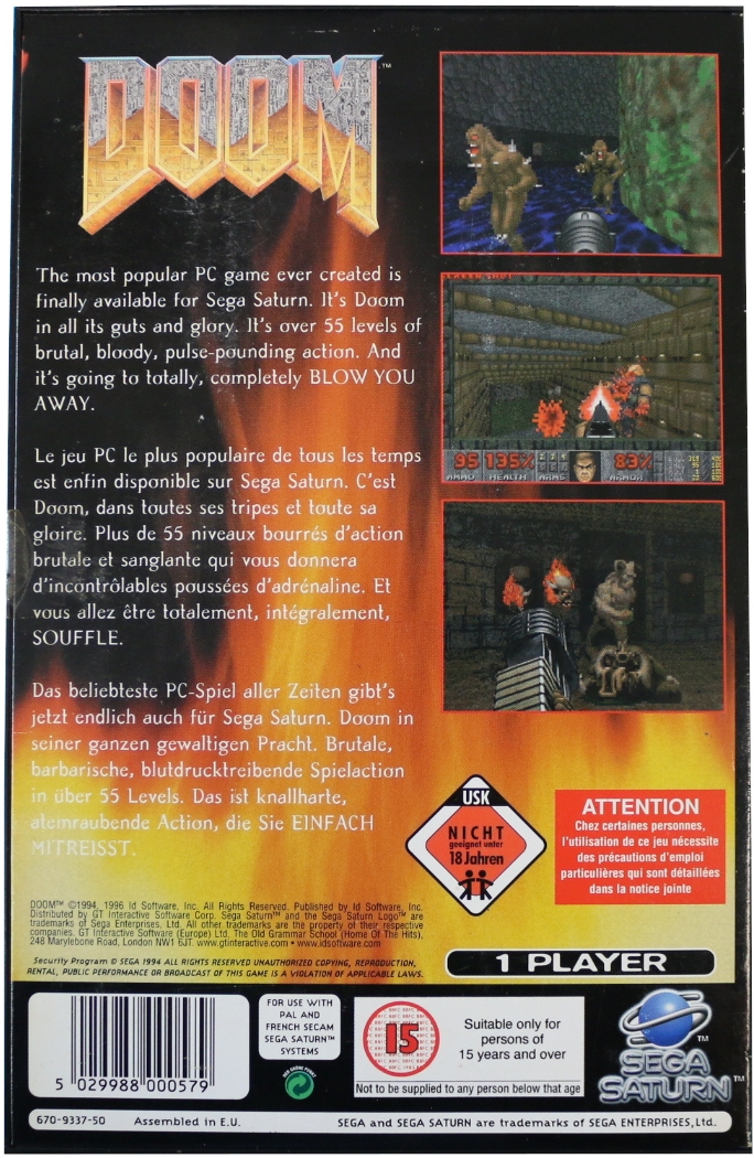 Doom Sega Saturn